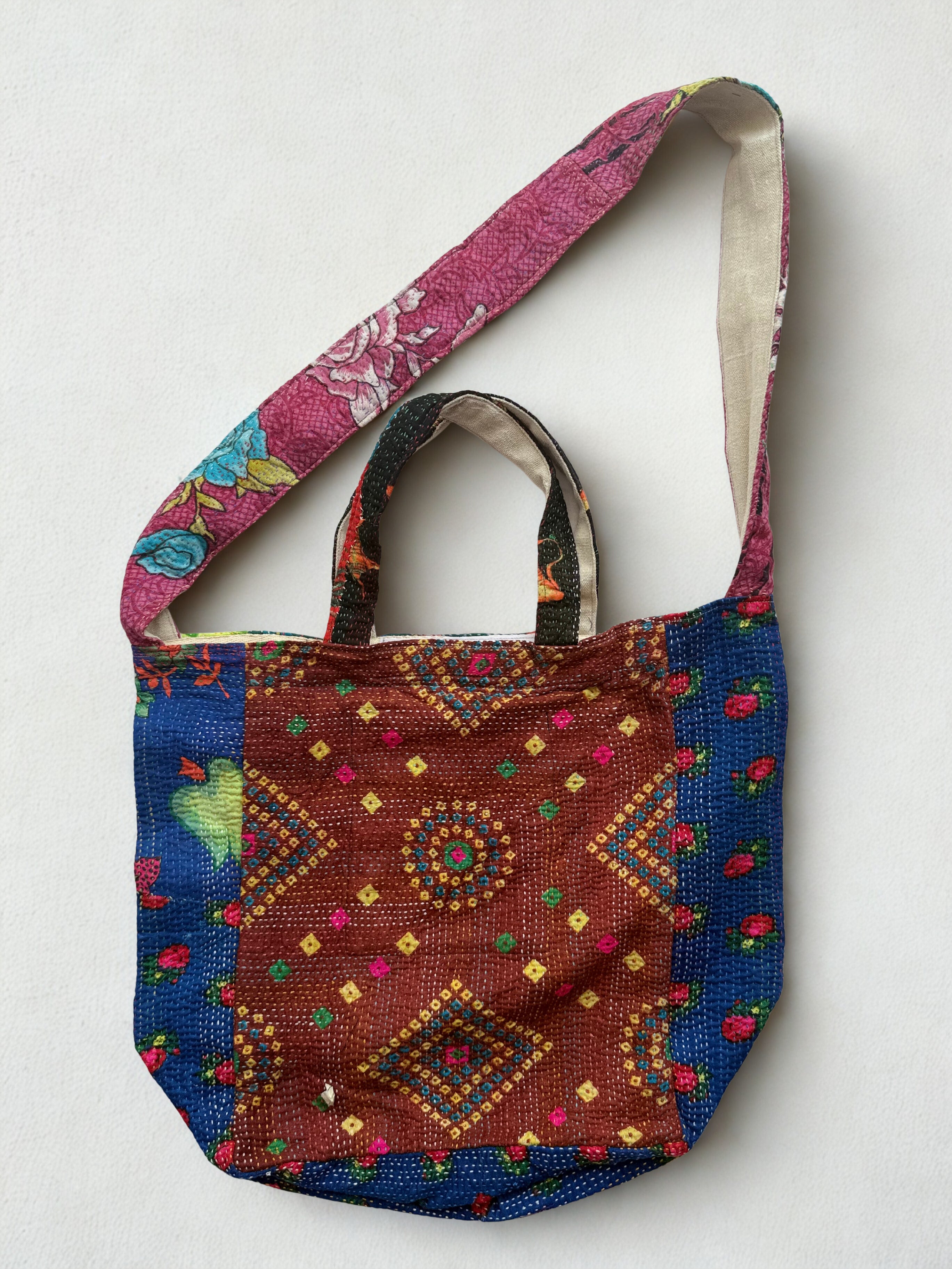 Sindhi Ralli Handmade bag - Vintage Kantha