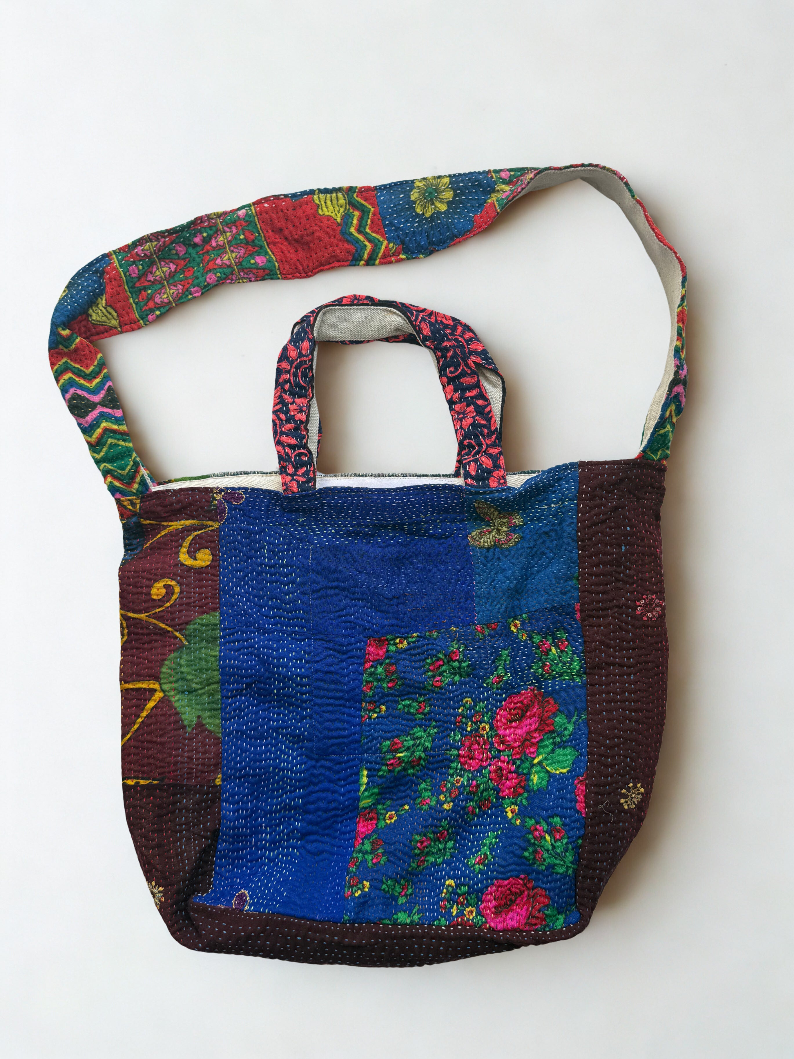 Sindhi Ralli Handmade Bag - Vintage Kantha