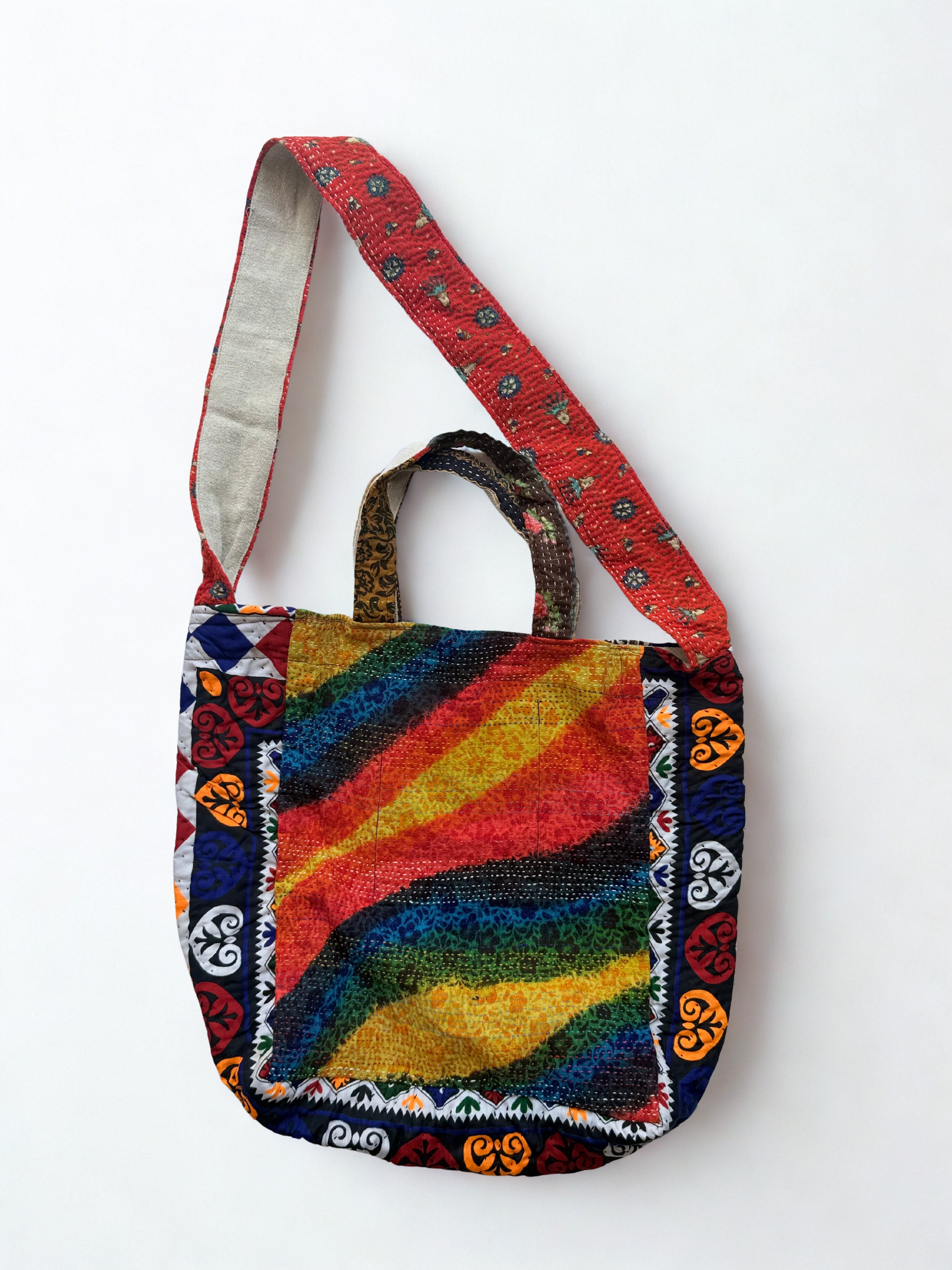 Sindhi Ralli Handmade Bag - Vintage Kantha