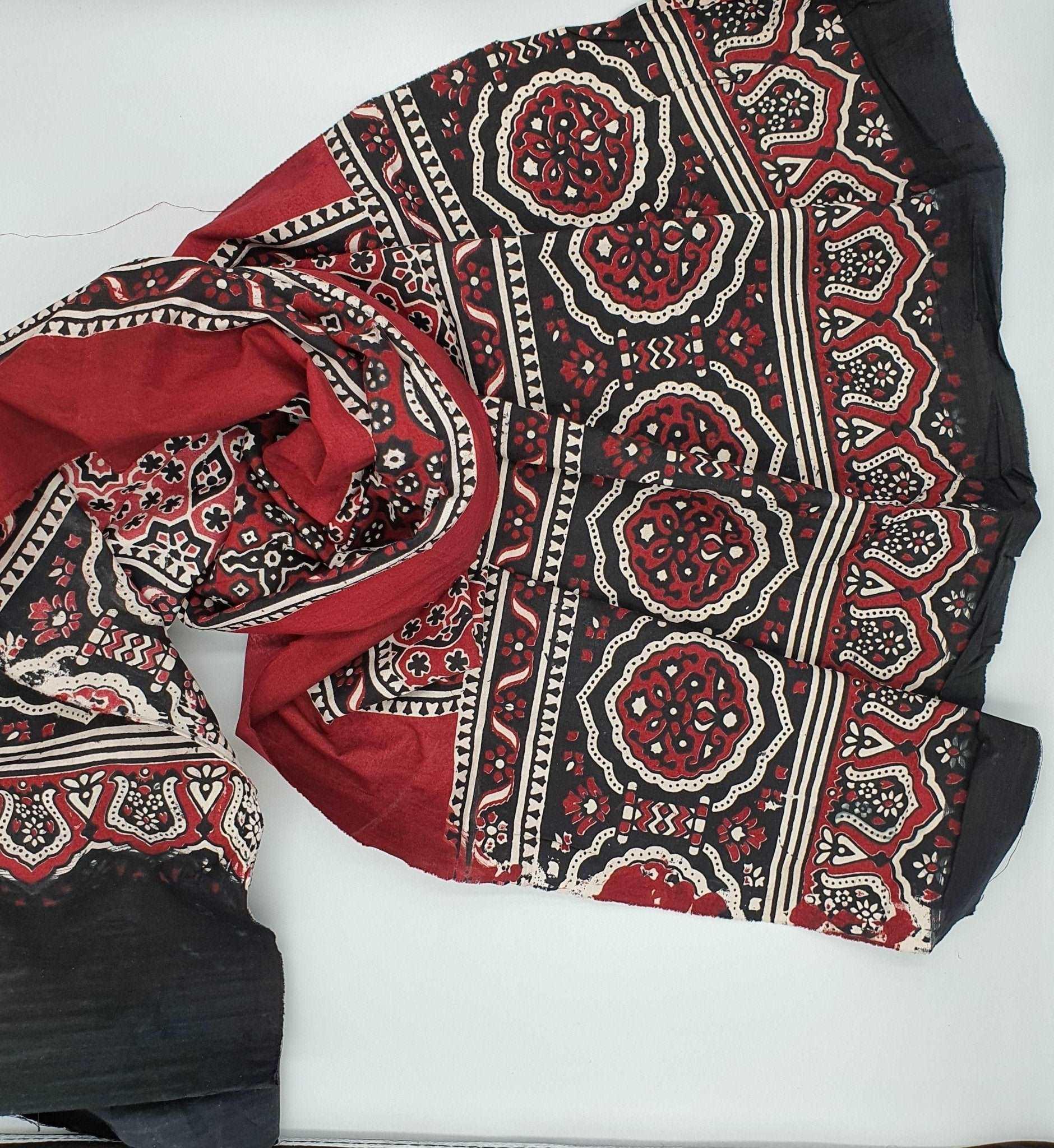 Sindhi Ajrak Stole - QUMAS