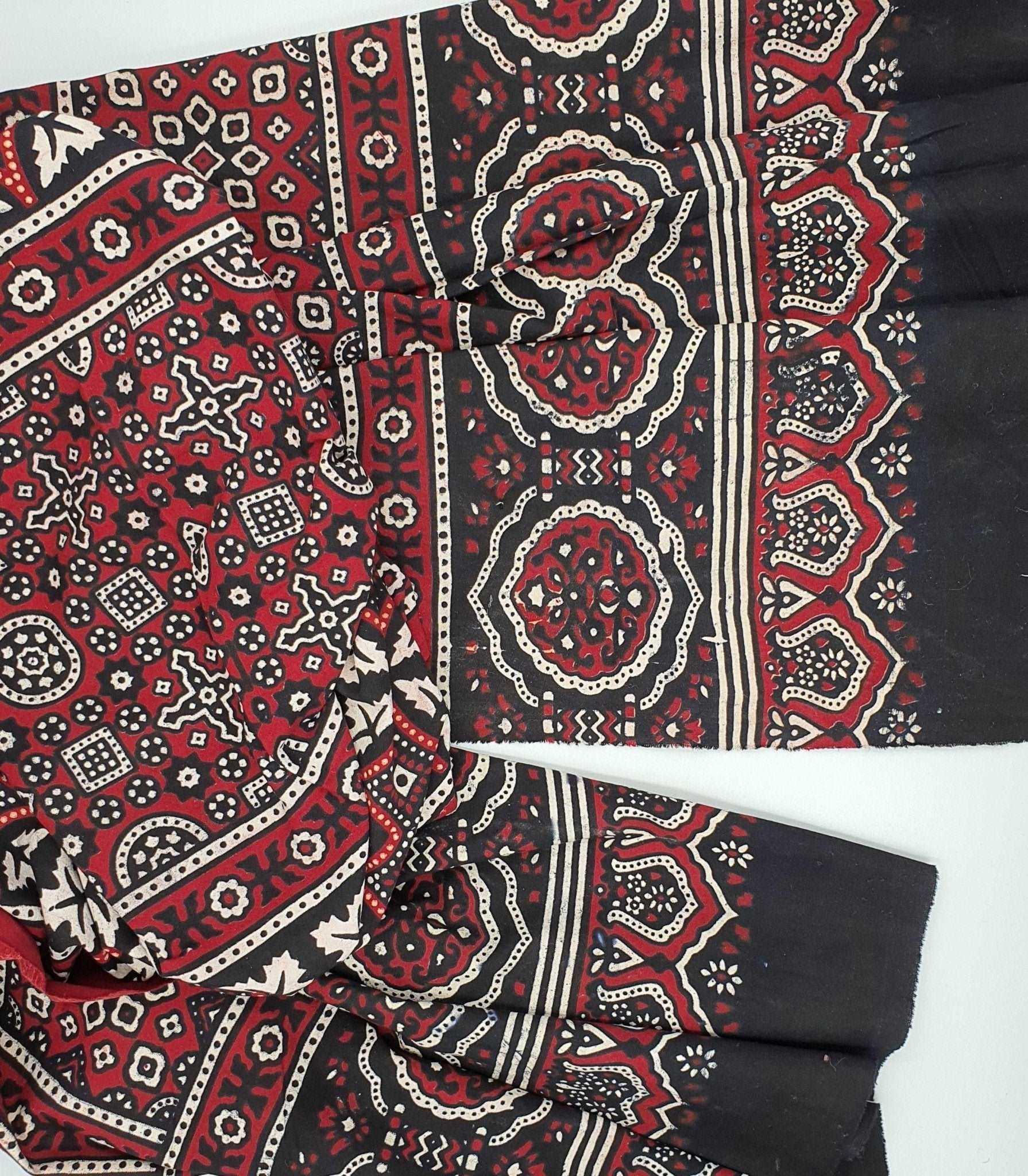 Sindhi Ajrak Stole - QUMAS