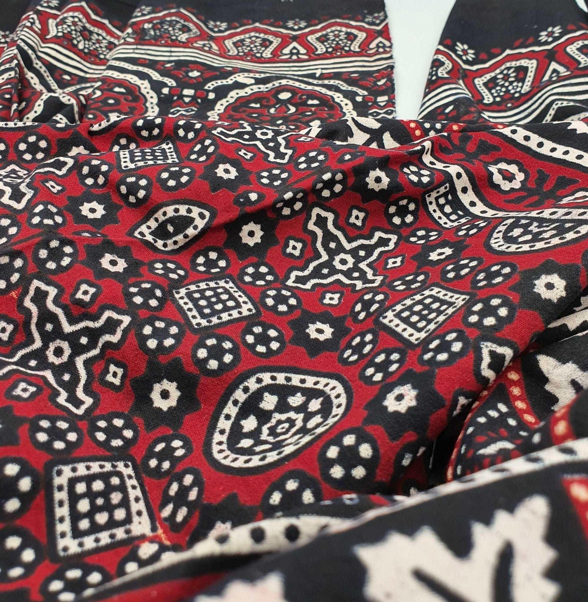 Sindhi Ajrak Stole - QUMAS