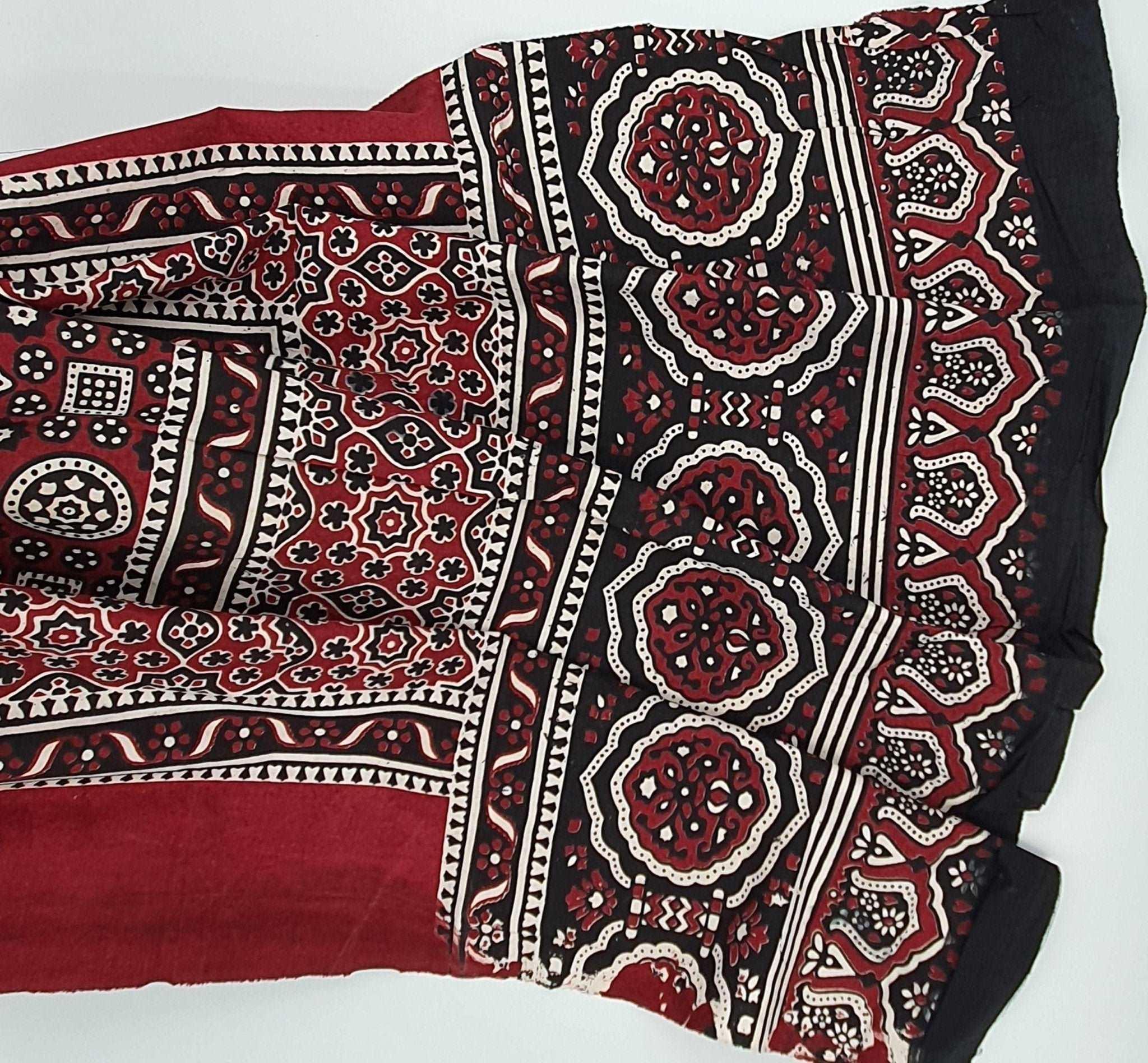 Sindhi Ajrak Stole - QUMAS