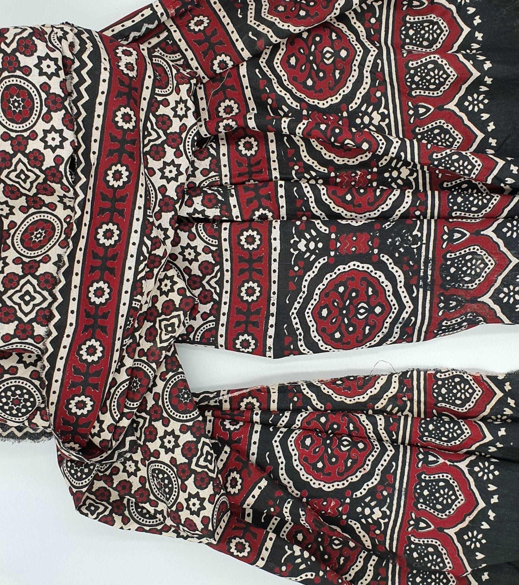 Sindhi Ajrak Stole - QUMAS